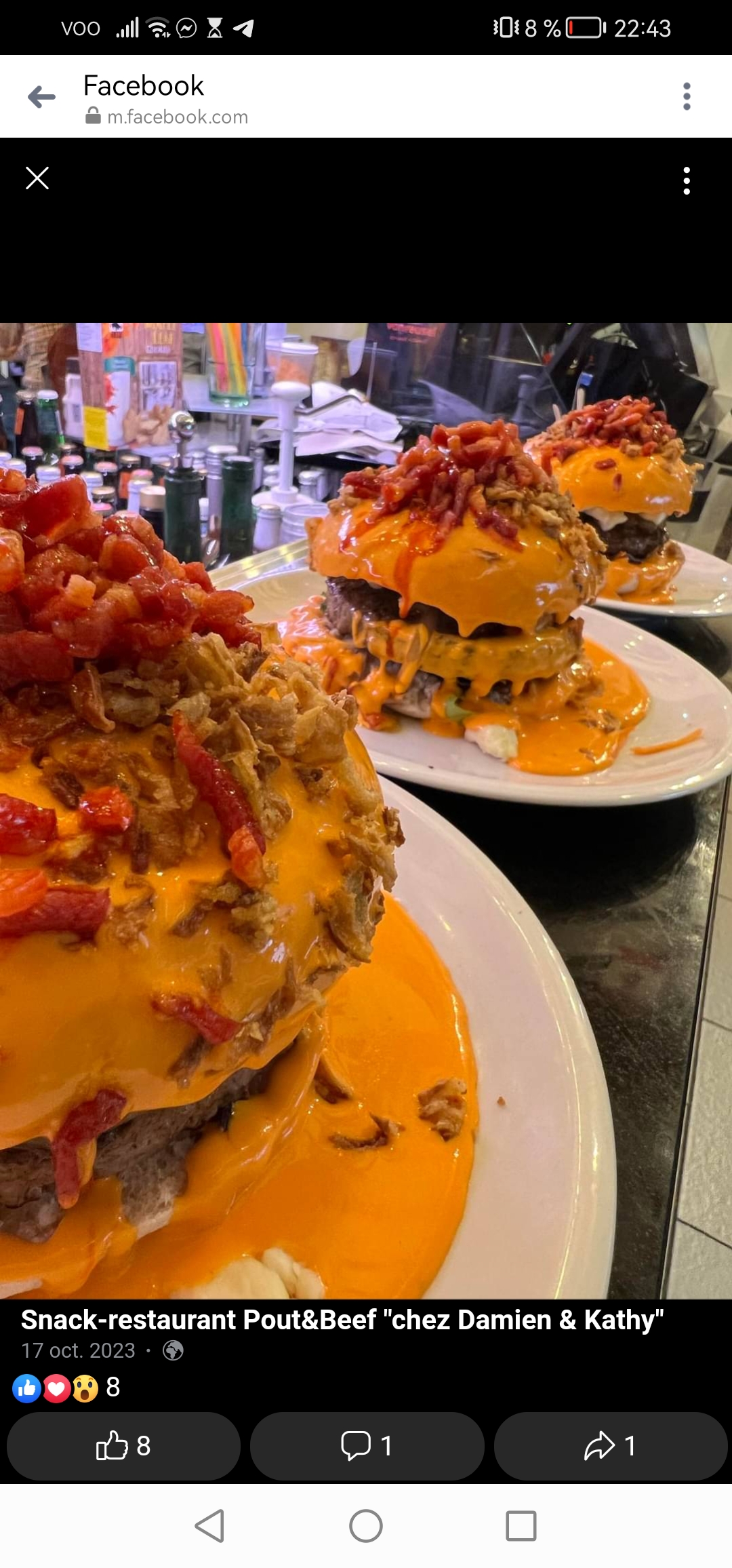 Burger sauce orange